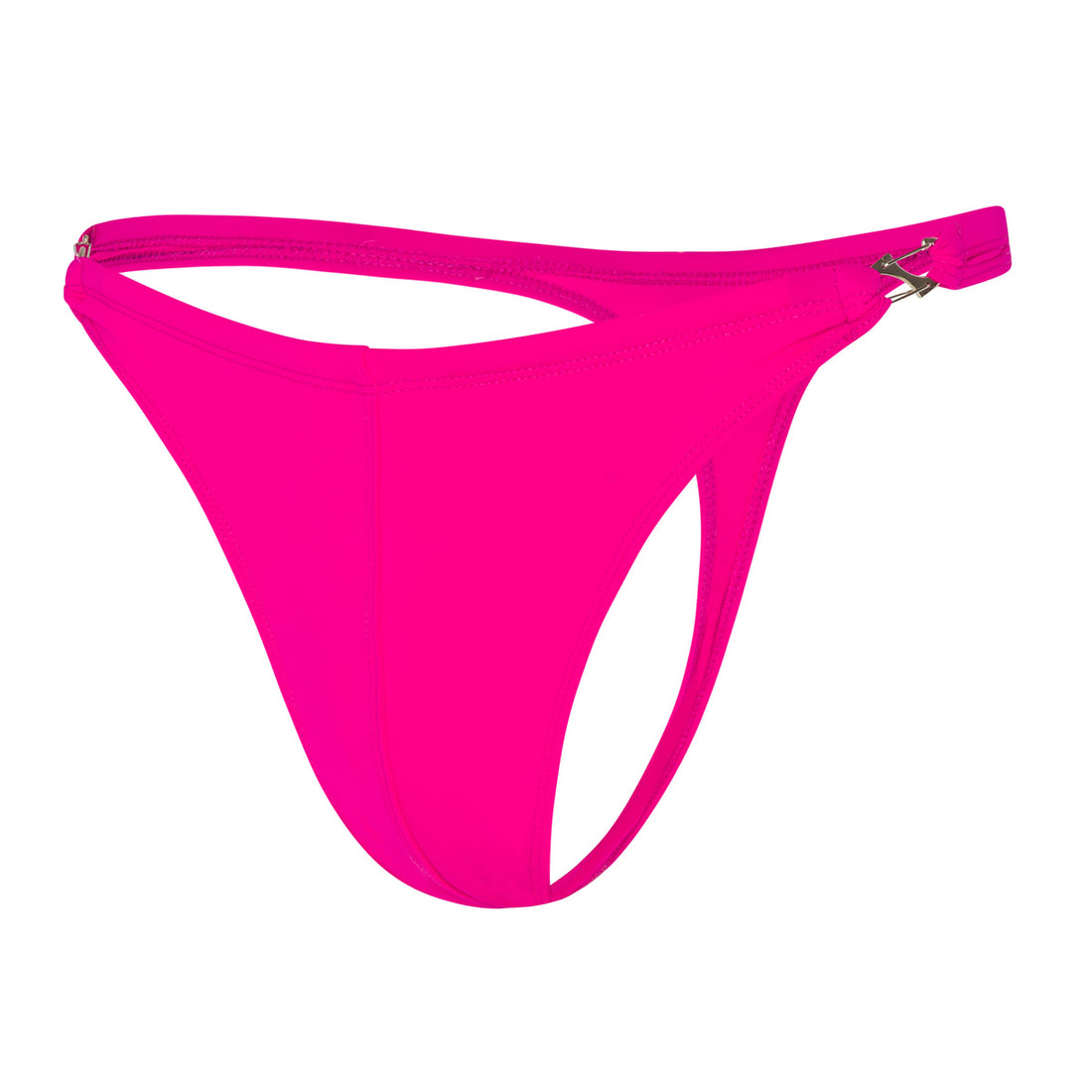 DESTRUCTION HARDWARE THONG - FUCHSIA